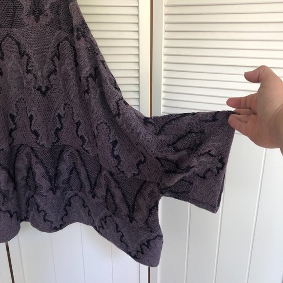 FREE PEOPLE Snakeprint Boho Open Cardigan - Picture 8 of 8